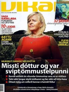 Forsíða tölublaðs Vikunnar sem um ræðir