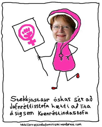 Stekkjastaur óskar sér að Jafnréttisstofa hætti að líta á sig sem Kvenréttindastofu