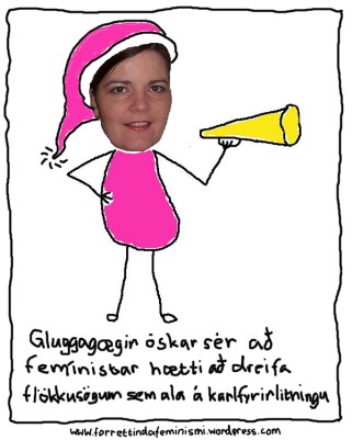 Gluggagægir óskar sér að femínistar hætti að dreifa flökkusögum sem ala á karlfyrirlitningu
