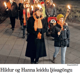 Ljósaganga UN Women